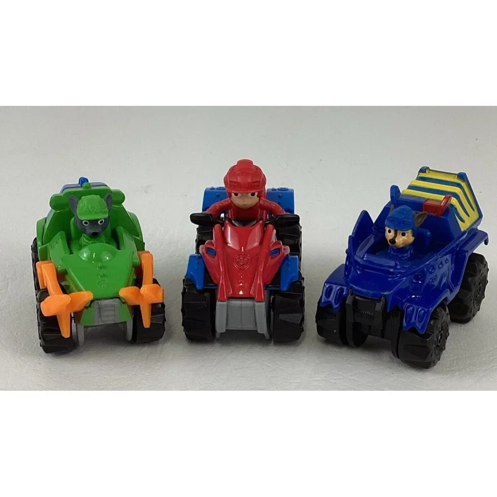 Paw Patrol Dino Rescue True Metal Die Cast Vehicles Rocky Ryder Chase Toy Lot
